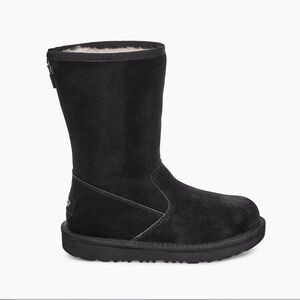 UGG Lil Sunshine Black Suede Mid/Tall Boot Sz 2